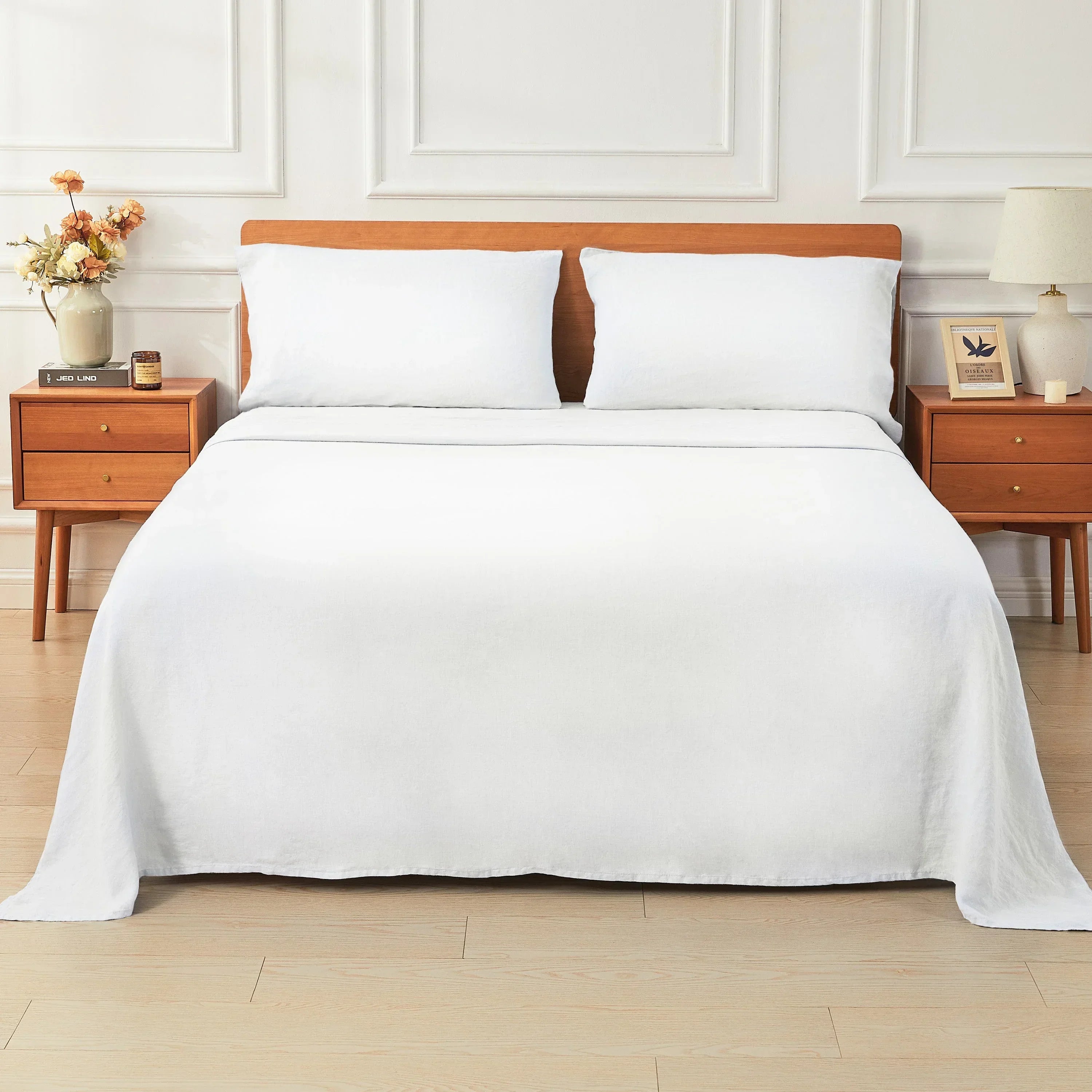 100% Linen Sheet Set, alternate view - House Of Avana