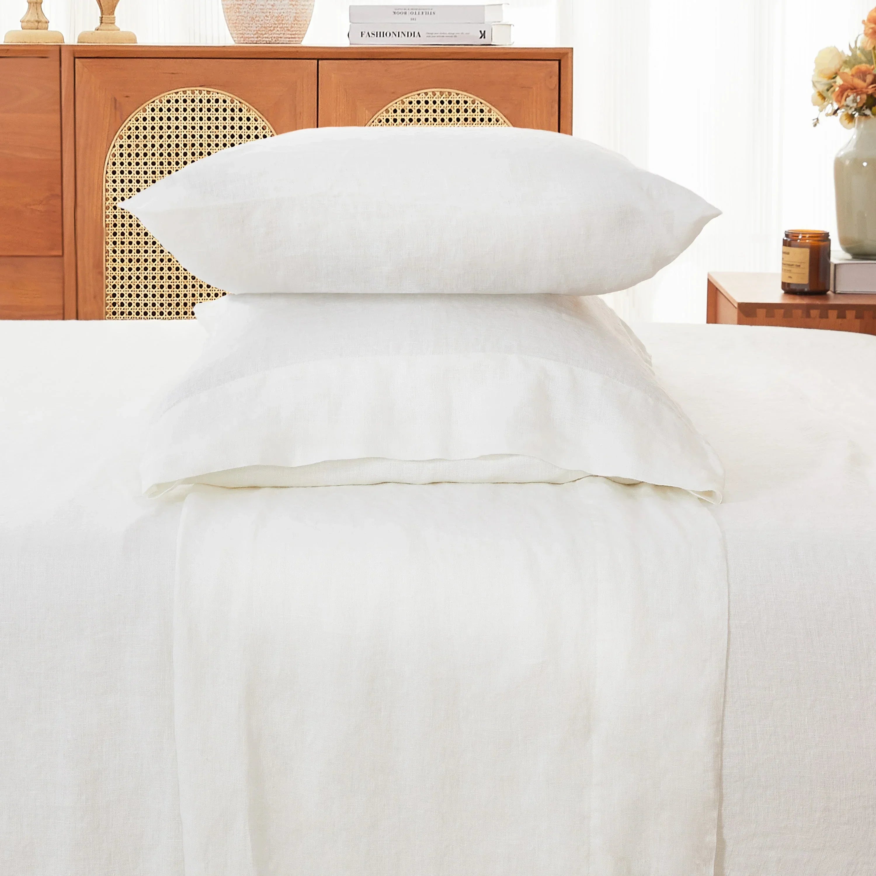 100% Linen Sheet Set, alternate view - House Of Avana