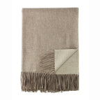 100% Merino Wool Reversible Throw, side view - House Of Avana