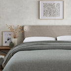 100% Merino Wool Waffle Weave Blanket, front view - House Of Avana