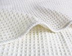100% Merino Wool Waffle Weave Blanket, in-use display - House Of Avana