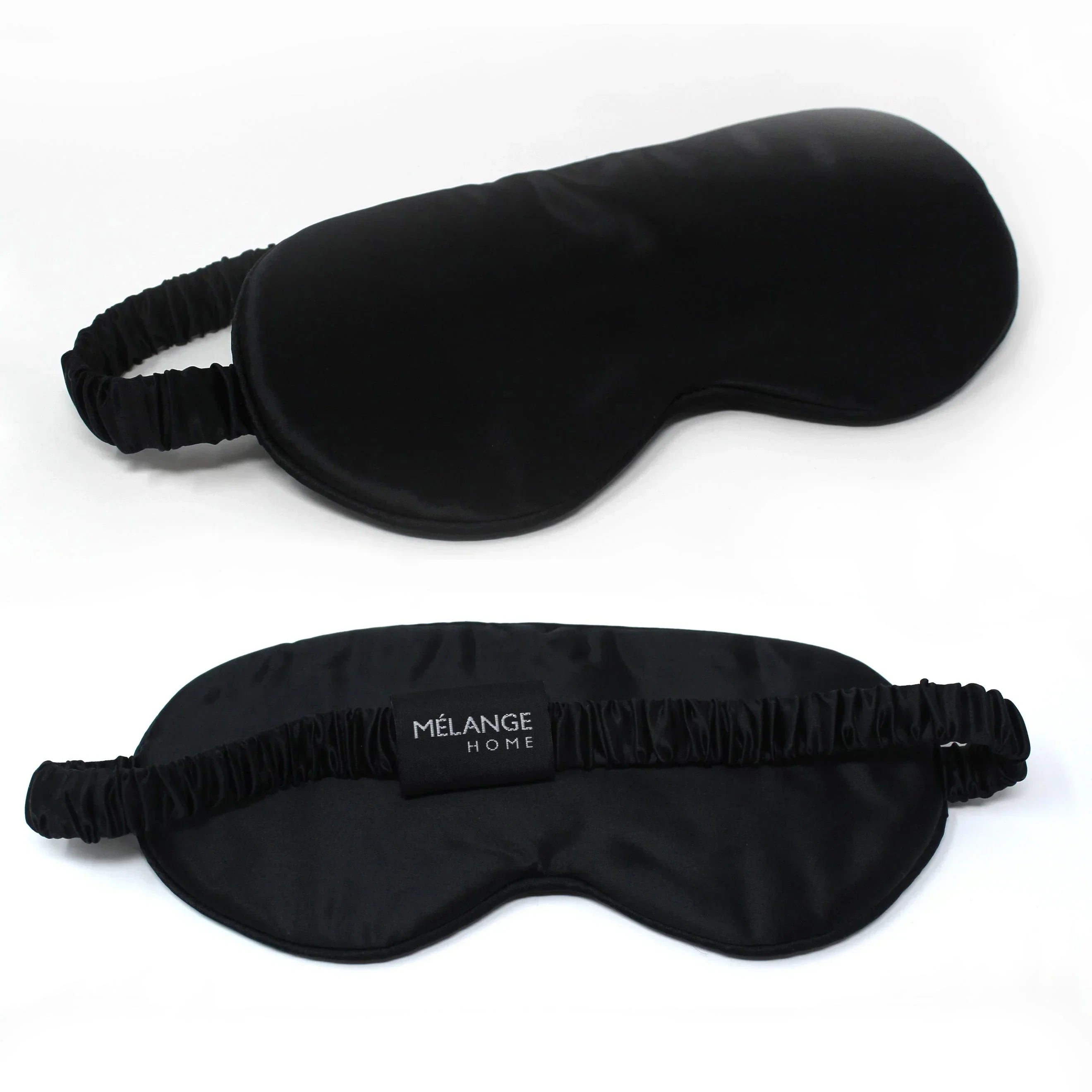 100% Mulberry Silk Eye Mask, front view - House Of Avana