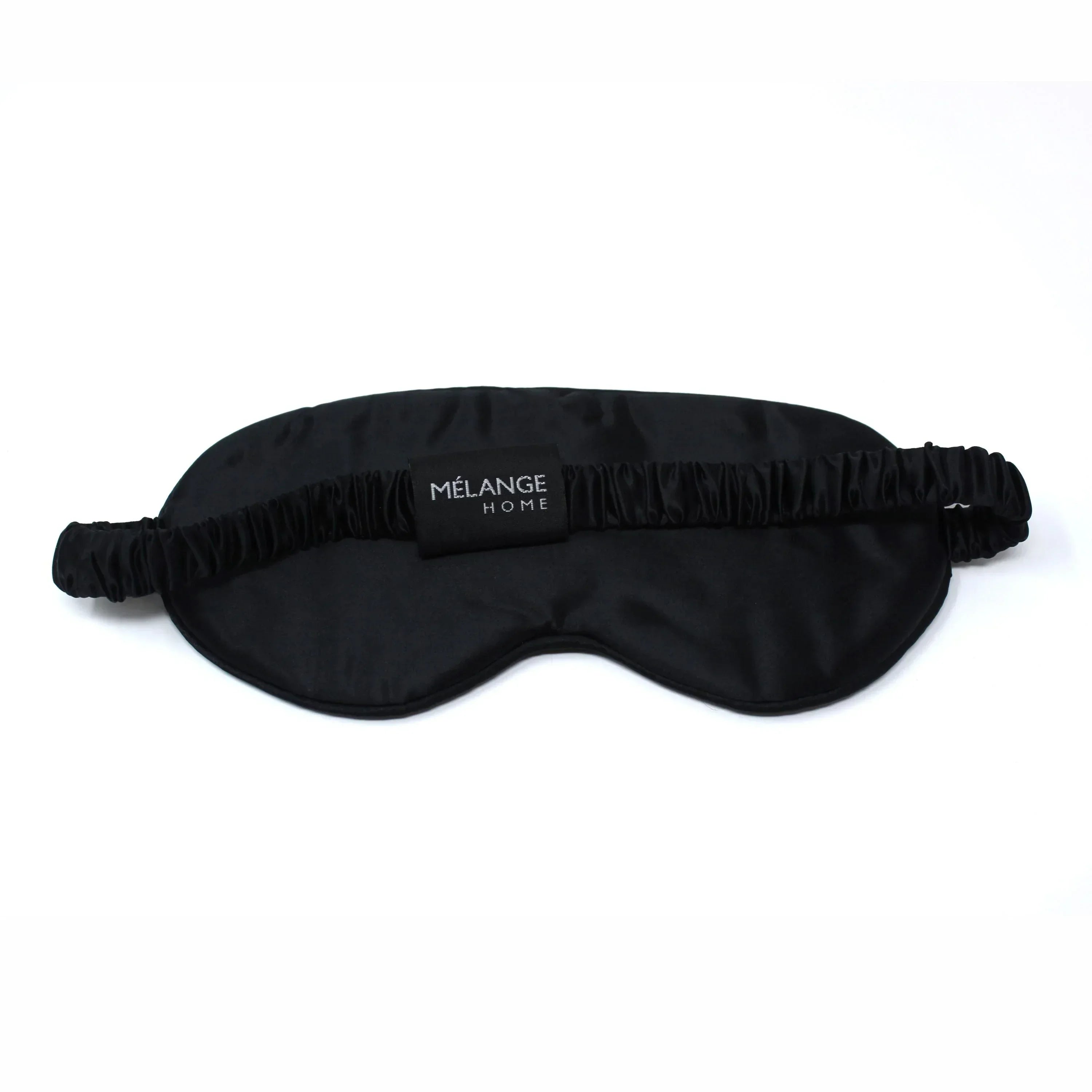 100% Mulberry Silk Eye Mask, angled view - House Of Avana