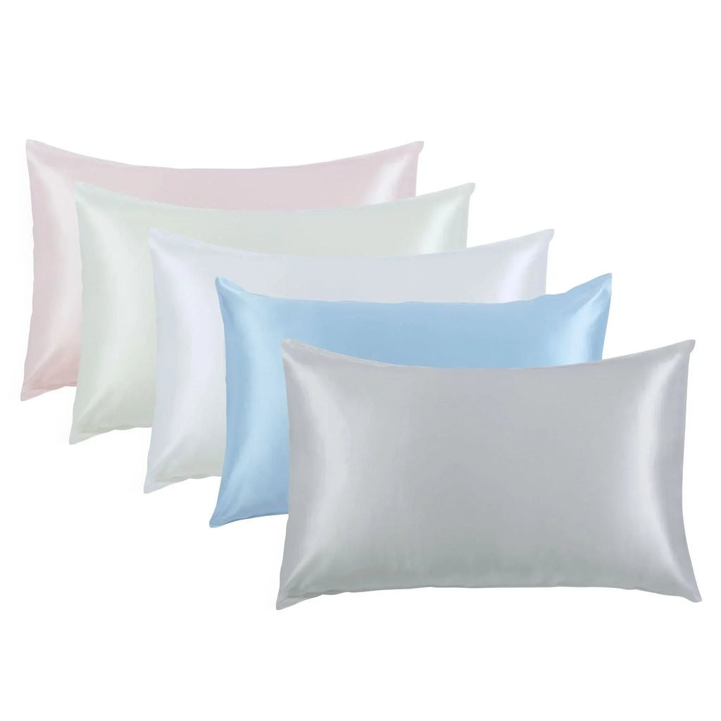 100% Mulberry Silk Pillowcase with Giftbox, back view - House Of Avana