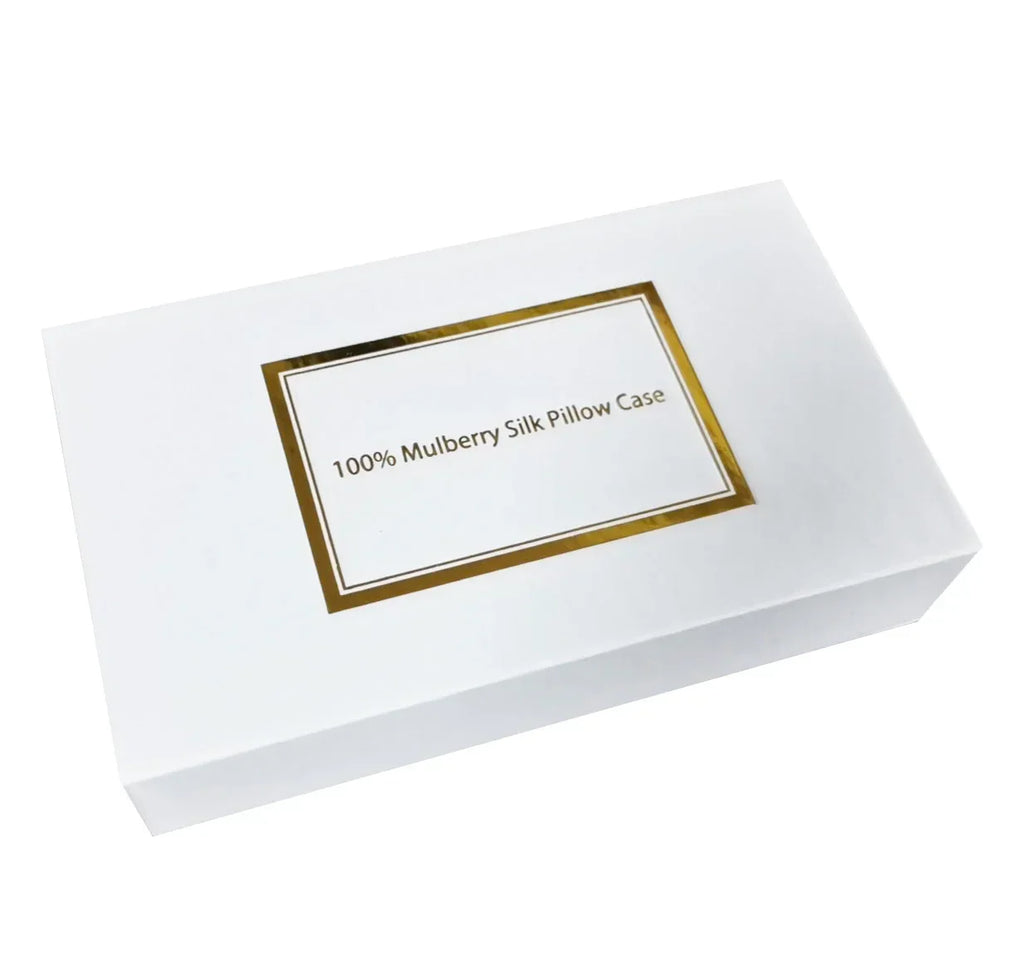 100% Mulberry Silk Pillowcase with Giftbox, side view - House Of Avana