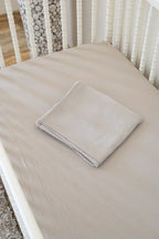 100% Organic Cotton Gauze Muslin Crib Sheet, alternate view - House Of Avana