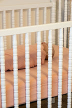 100% Organic Cotton Gauze Muslin Crib Sheet, alternate view - House Of Avana