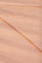 100% Organic Cotton Gauze Muslin Crib Sheet, side view - House Of Avana