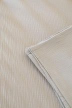 100% Organic Cotton Gauze Muslin Crib Sheet, angled view - House Of Avana
