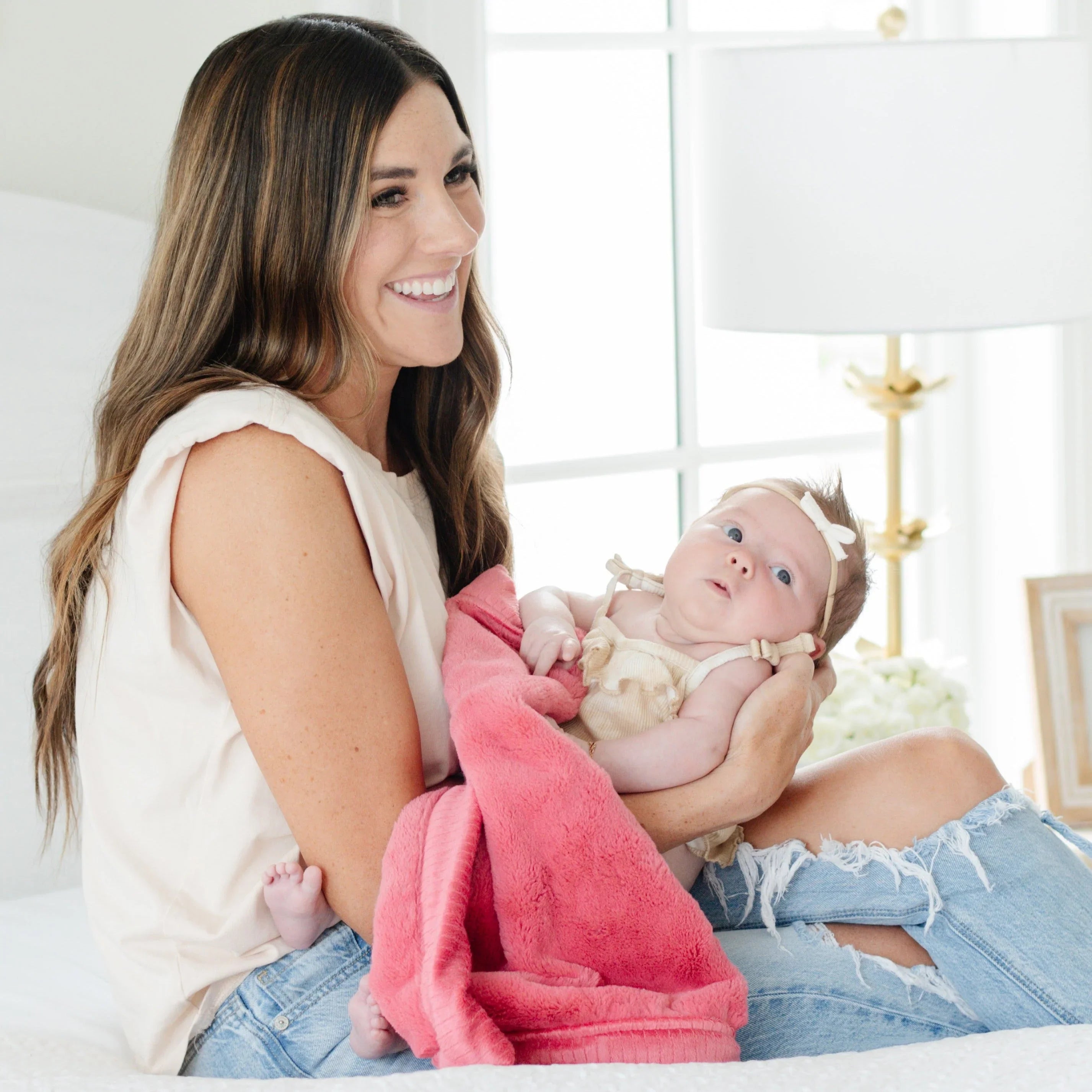 LUSH RECEIVING BLANKETS Saranoni