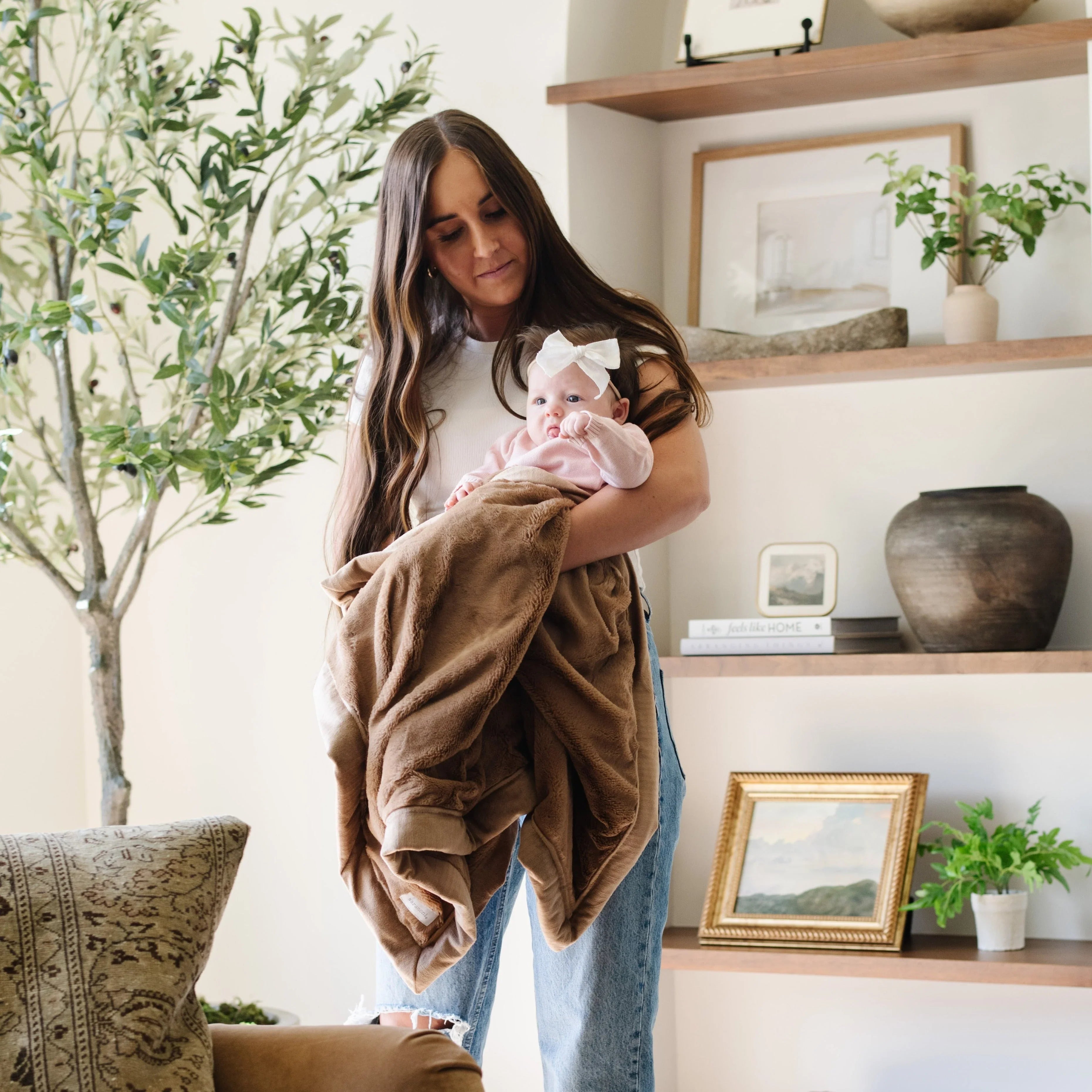 LUSH RECEIVING BLANKETS Saranoni