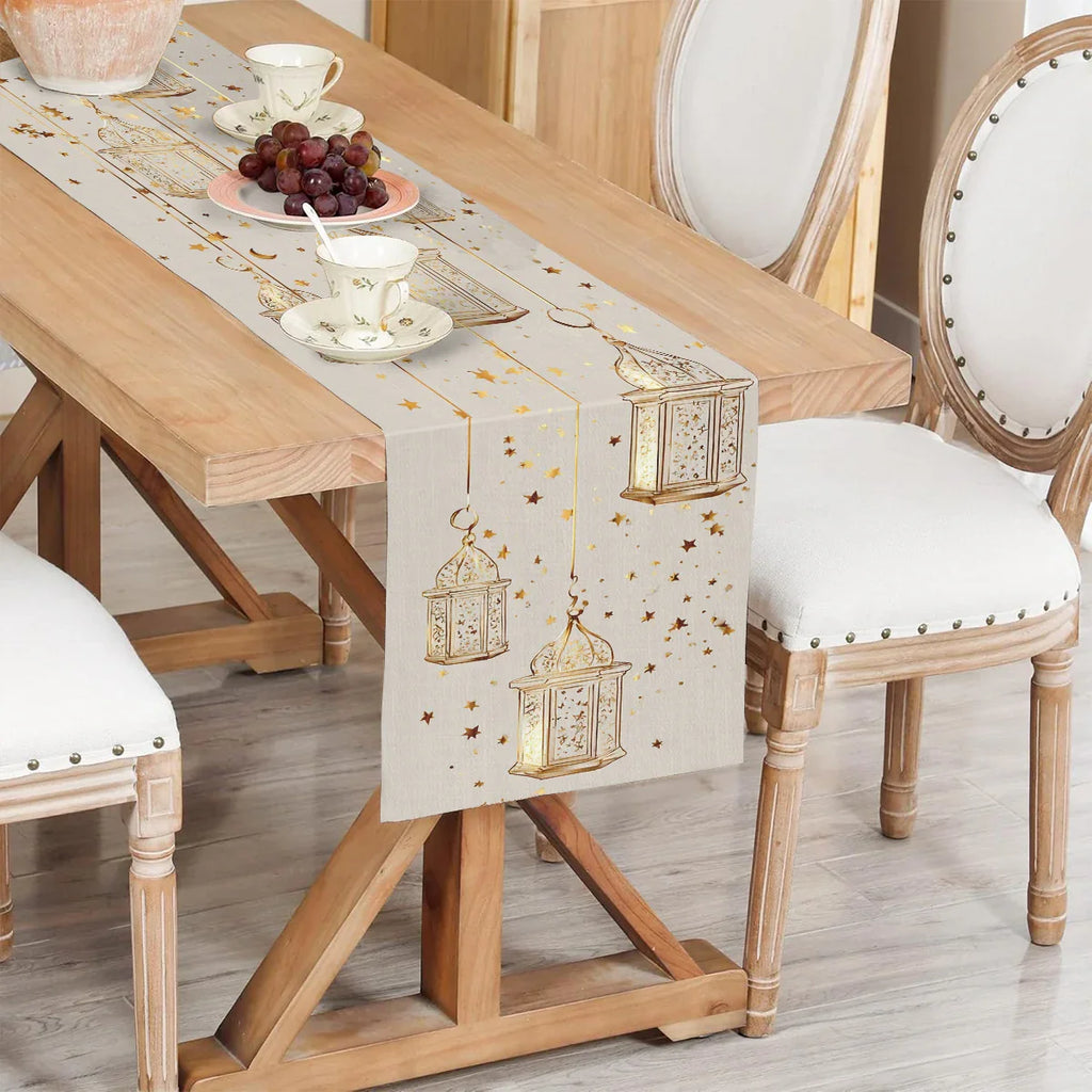 Table Runner - Arab Star Golden