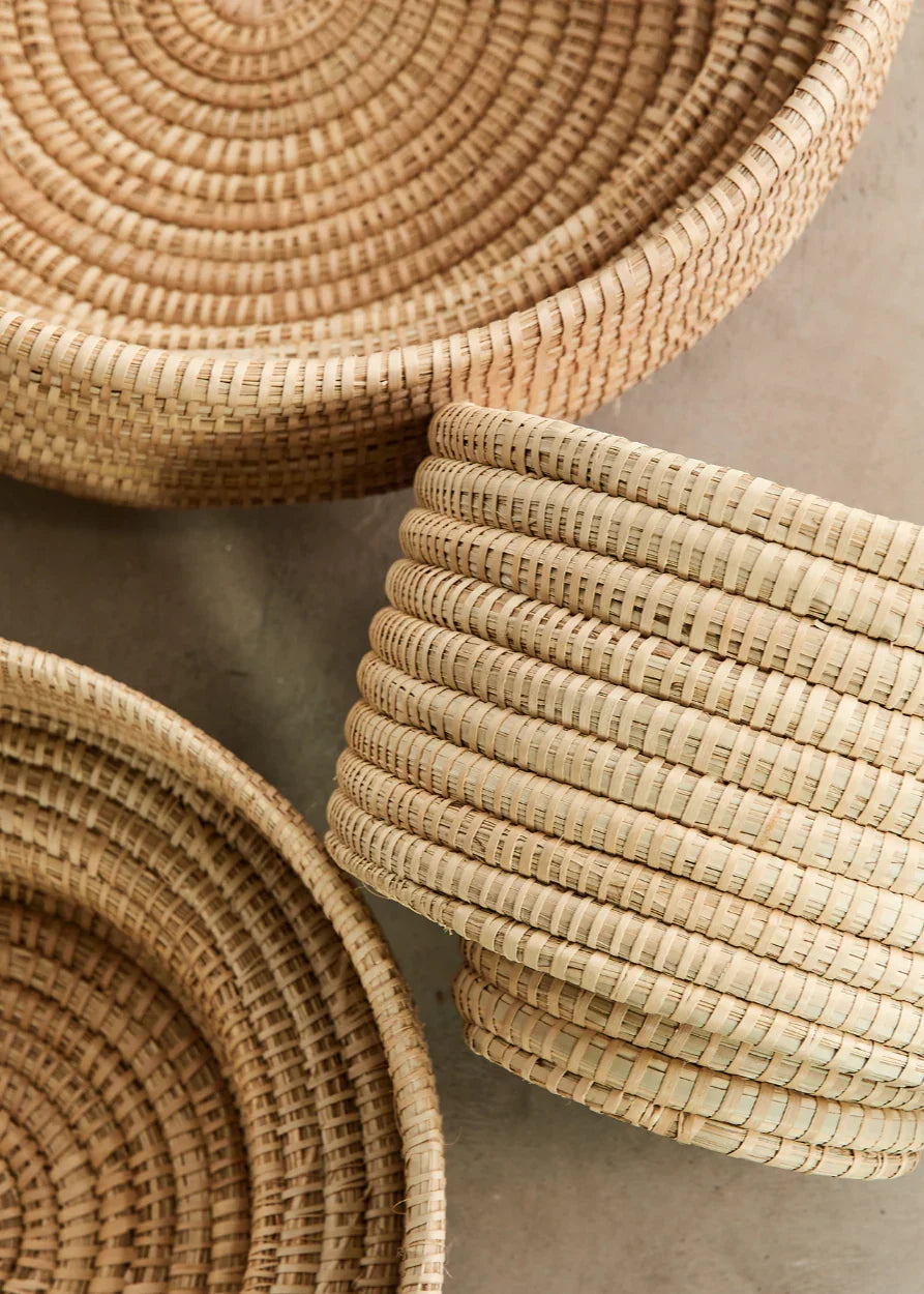 Natural Woven Dengu Basket Kanju Interiors
