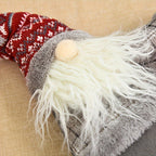 1pc Festive Gnome Christmas Decoration - Red & White Santa Hat, Plaid Scarf, and Cozy Sweater, Perfect for Holiday Home Decor, Tree Topper, and Curtain Tie, Gnome Christmas Decorations House Of Avana