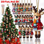 18pcs Colorful Christmas Reindeer Wooden Ornaments – Perfect for Christmas Tree, Home, Office, Classroom | Ideal as New Year Gifts, Back-to-School Presents, Versatile Gift-Box Hanging Decor, Holiday Decorations, Seasonal Or House Of Avana