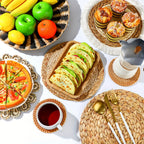 11pcs Boho Hanging Wall Basket Decor Handmade Woven Wicker Baskets Round Farmhouse Bulrush Art For Rustic Home Decorations Christmas Halloween Thanksgiving House Of Avana