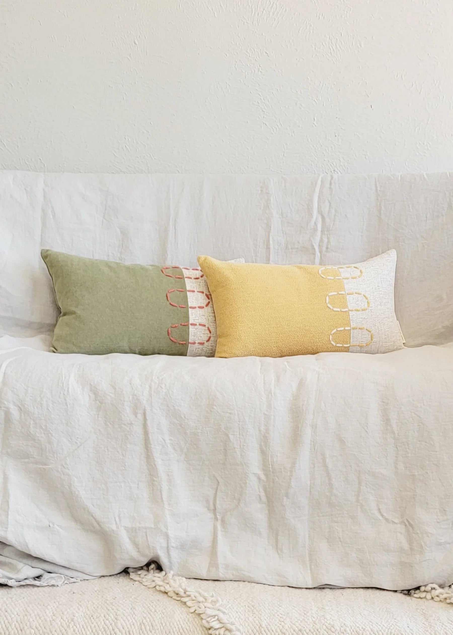 Landscapes Block Throw Pillow Kanju Interiors