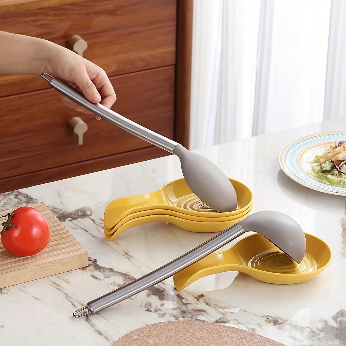 Spoon Holder - Rotating Yellow