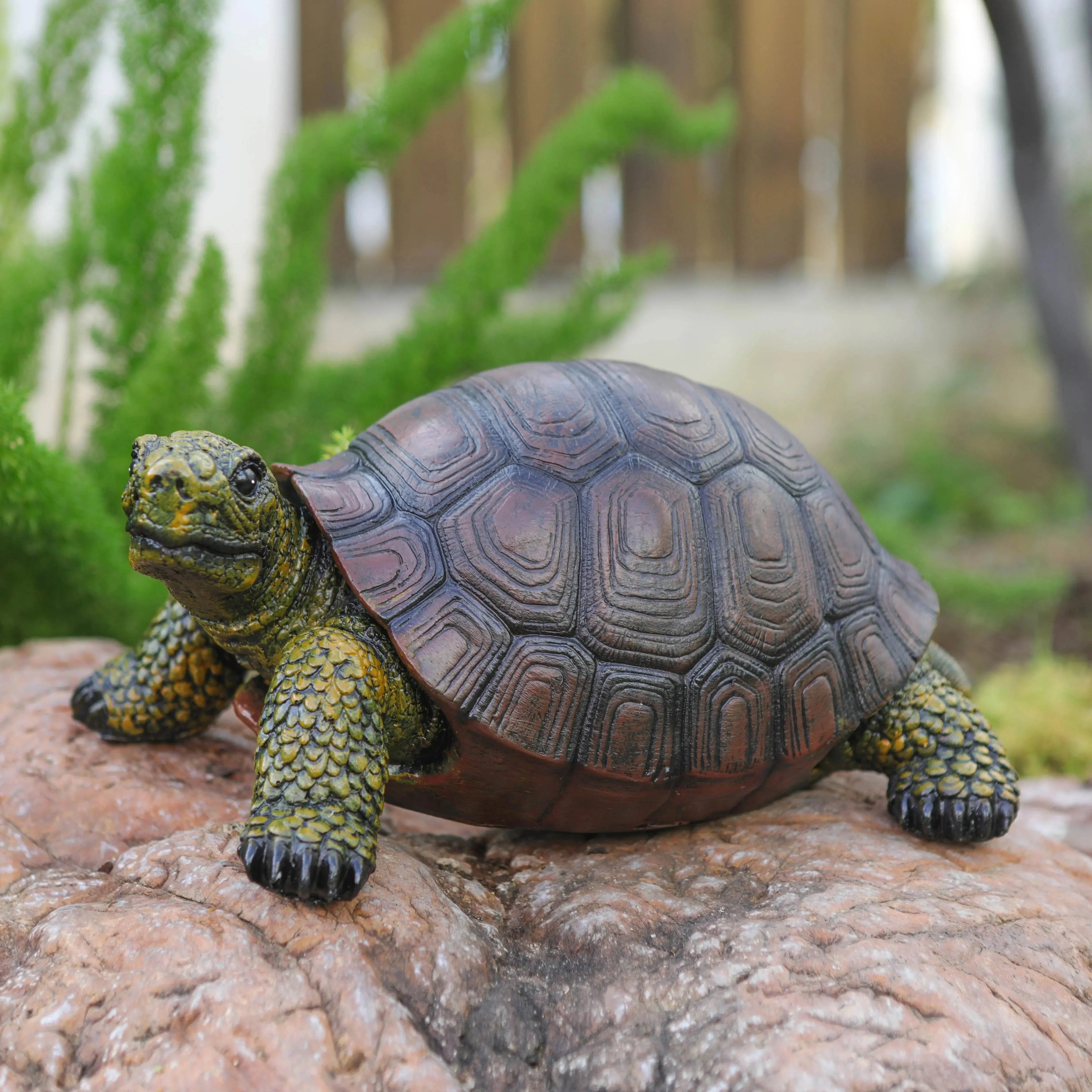 Exquisite Turtle Statue Decoration, Resin Handicraft, Artistic Simulation Animal Sculpture, Suitable for... - House Of Avana