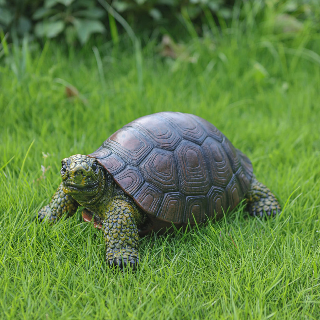 Exquisite Turtle Statue Decoration, Resin Handicraft, Artistic Simulation Animal Sculpture, Suitable for... - House Of Avana