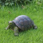 Exquisite Turtle Statue Decoration, Resin Handicraft, Artistic Simulation Animal Sculpture, Suitable for... - House Of Avana