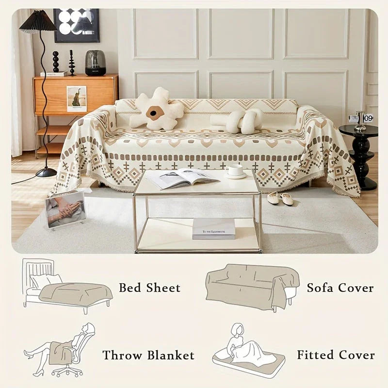 Premium Chaise Lounge Couch Cover – Waterproof & Extra Large Protection Cover Sofa Cover 180*300 topspet