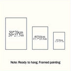 Wall Art - Modern Abstract Neutral Horizontal