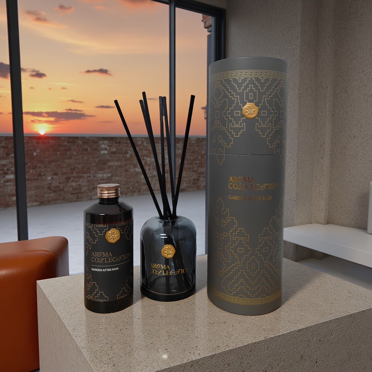 Premium Gift Set with 200ml/6.76oz Refill & Container, Includes Diffuser Sticks – Home Fragrance Oil Kit for Bathroom Deodorizing, Bedroom Scenting and Room Decoration in Living Rooms, Shelves or Offices to Enhance Indoor F House Of Avana