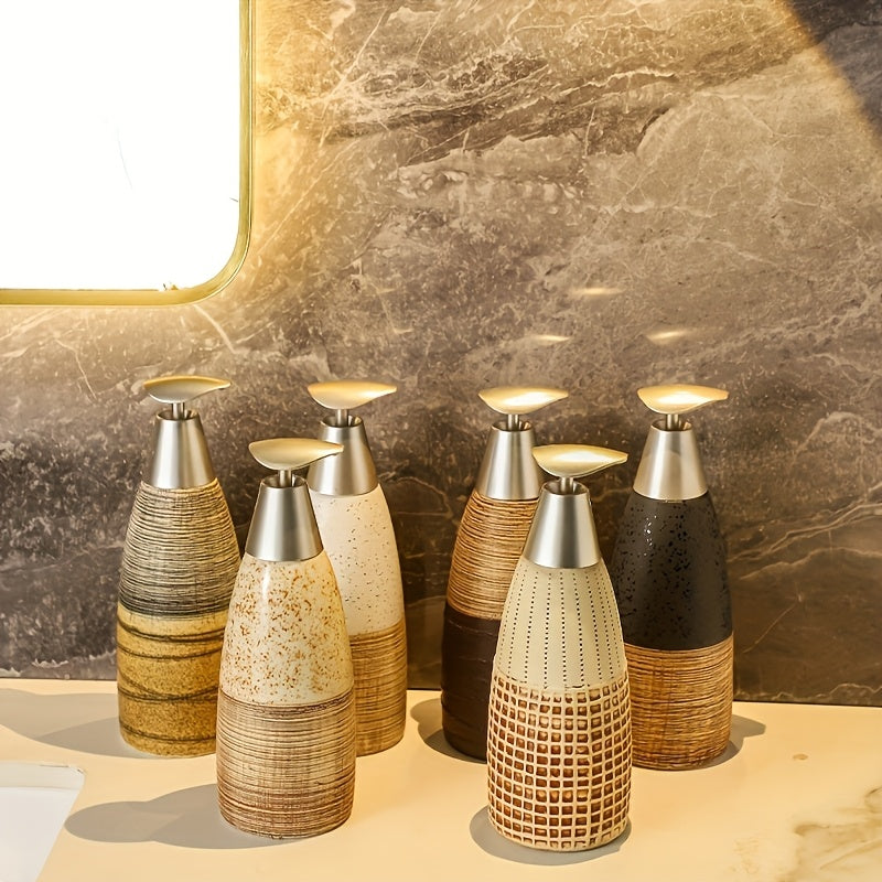 Pump Bottle - Manual Plastic Refillable