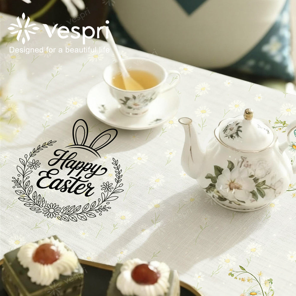 Tablecloth - Decorative White Round