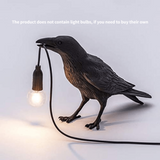 Unique Antique Gothic Crow Desk Lamp USB Powered | House of Avana