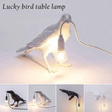 Unique Antique Gothic Crow USB Powered Desk Lamp