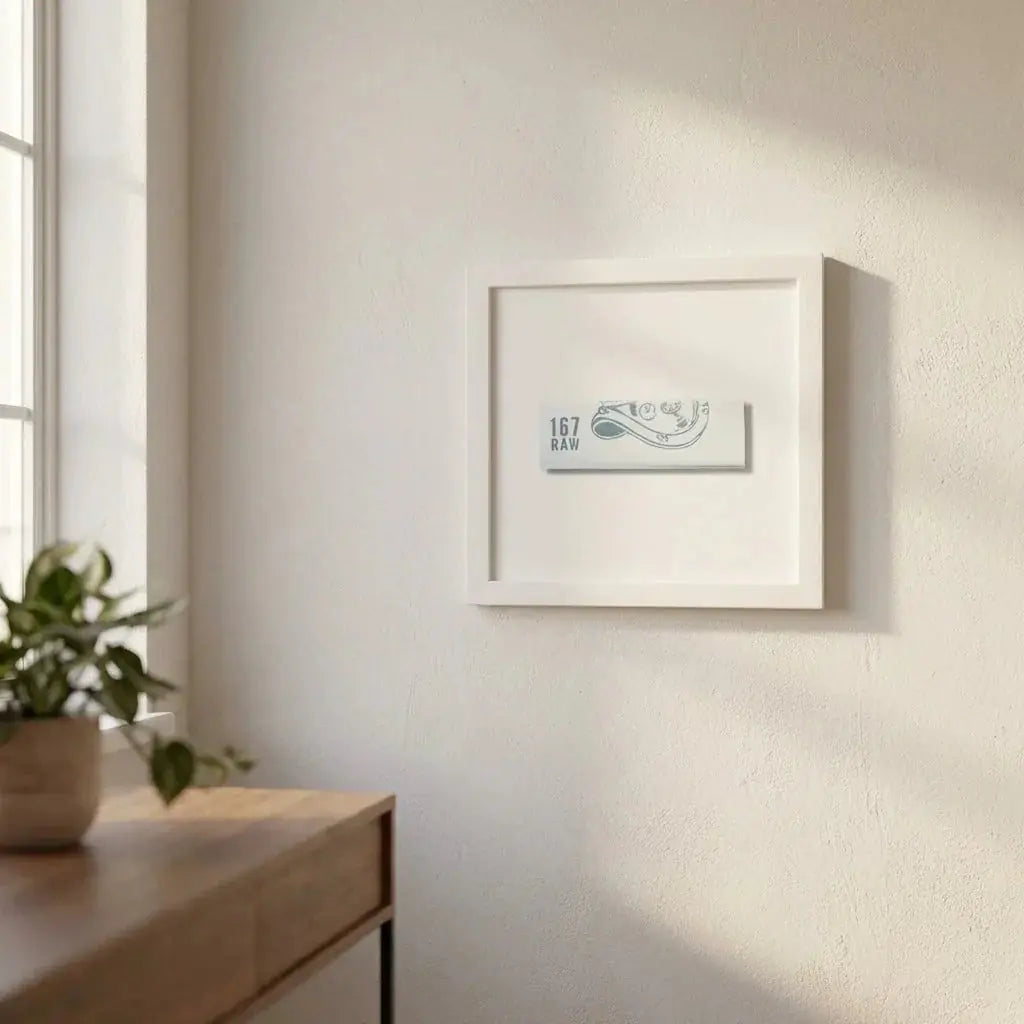 167 Raw Framed Print
