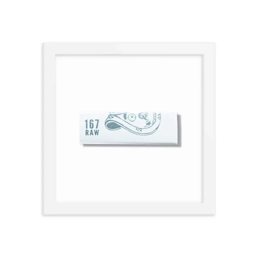 167 Raw Framed Print