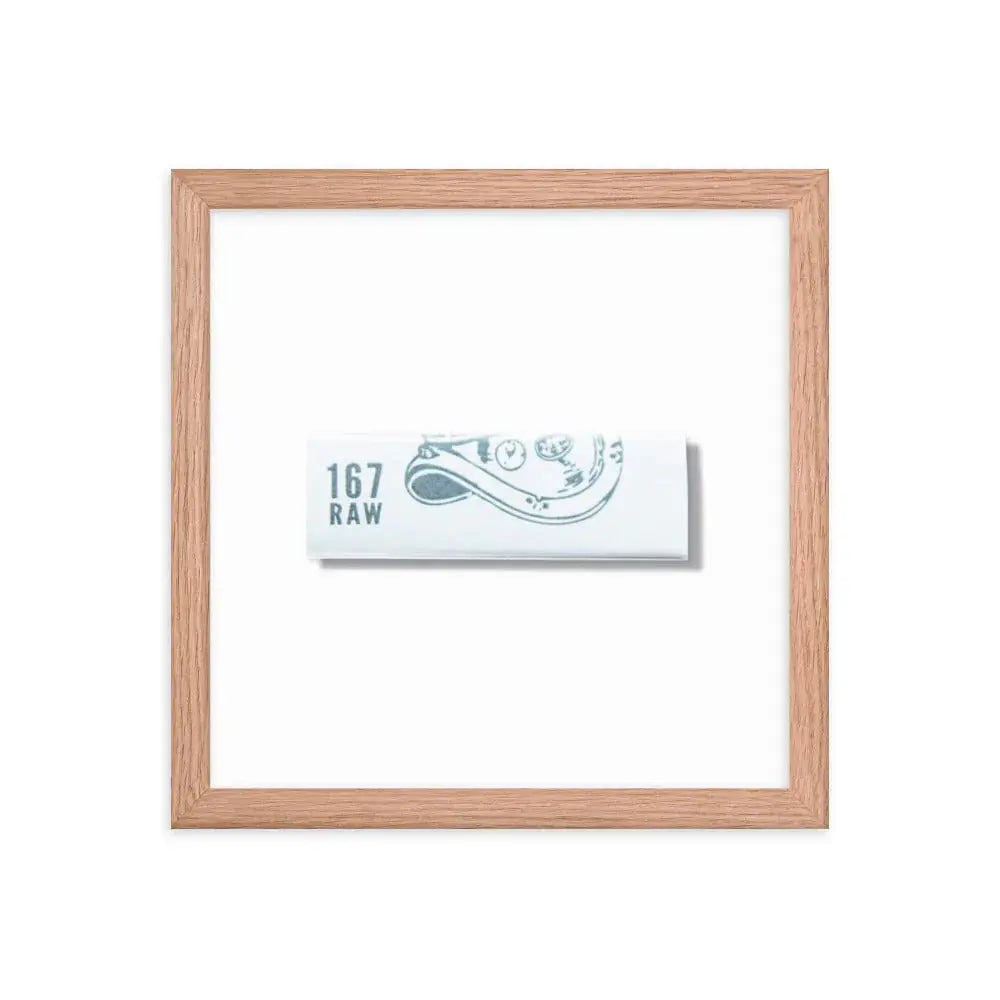 167 Raw Framed Print