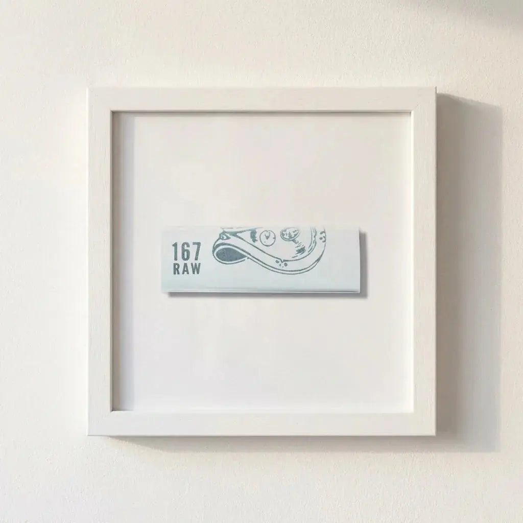 167 Raw Framed Print