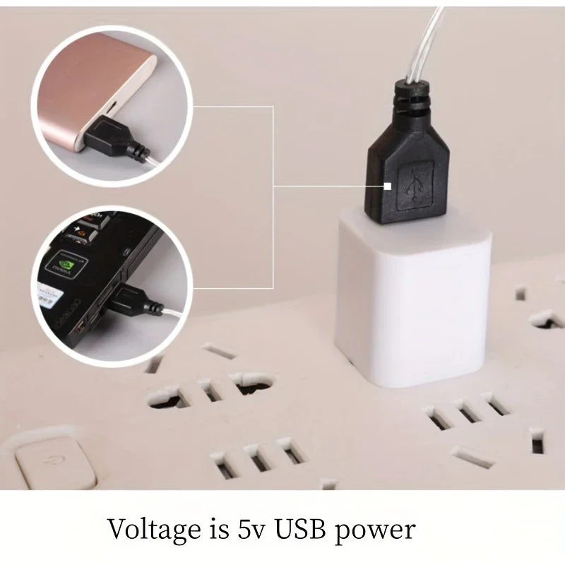 Christmas LED Curtain Lights Set | Santa-Claus, Reindeer, Snowman, And Christmas Tree Designs | Powered, Button Control, Glam Style, Plastic Material House Of Avana