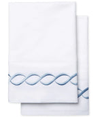 600 Thread Count Rope Embroidered Pillowcase Pair Mélange Home