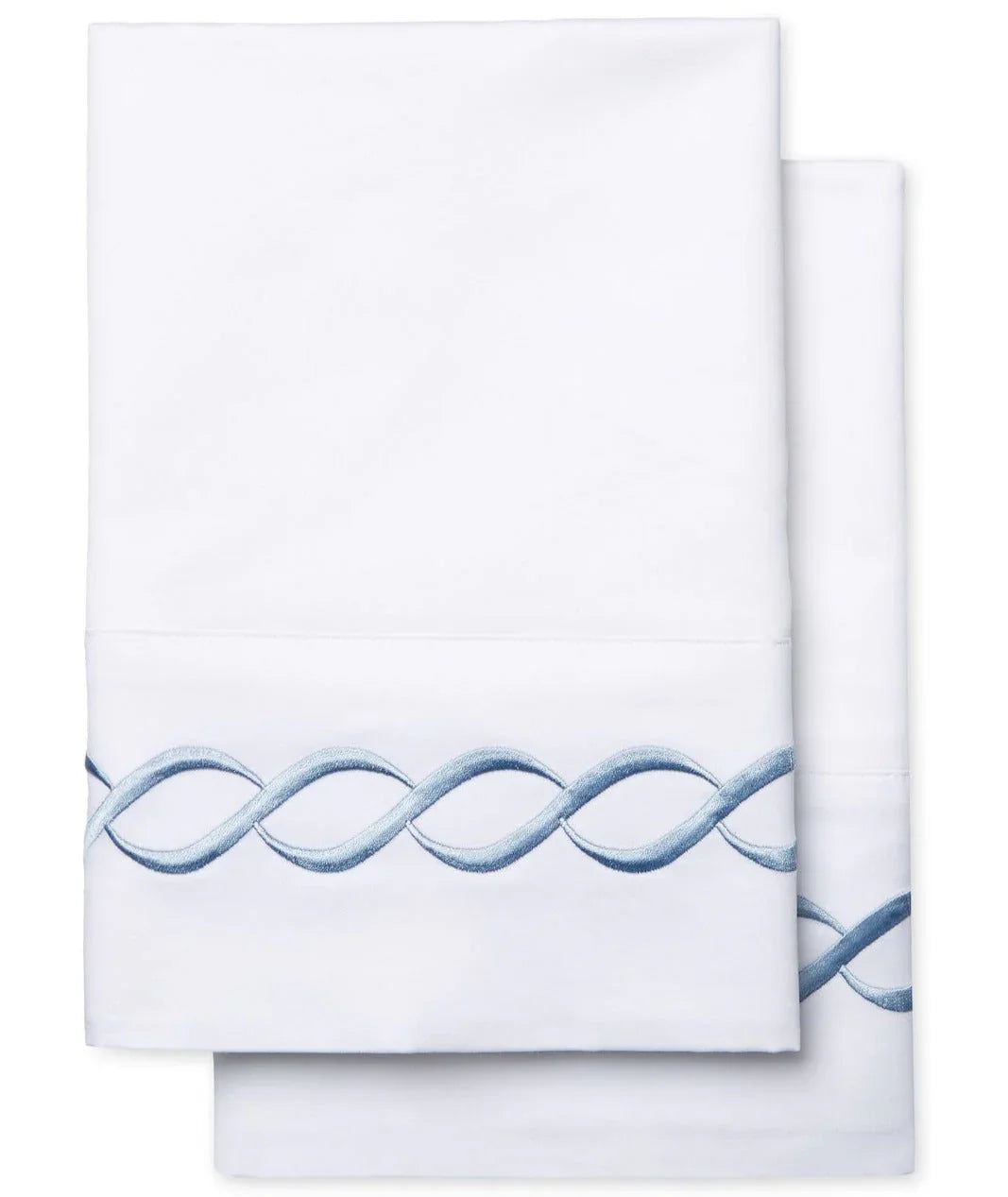 600 Thread Count Rope Embroidered Pillowcase Pair Mélange Home