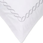 600 Thread Count Rope Embroidered Euro Sham Pairs Mélange Home