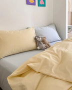 Chloe Pastel Candy Cotton Bedding Set / Mint Ever Lasting