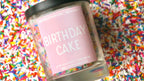 Birthday Cake Container Candle Clay House Candles