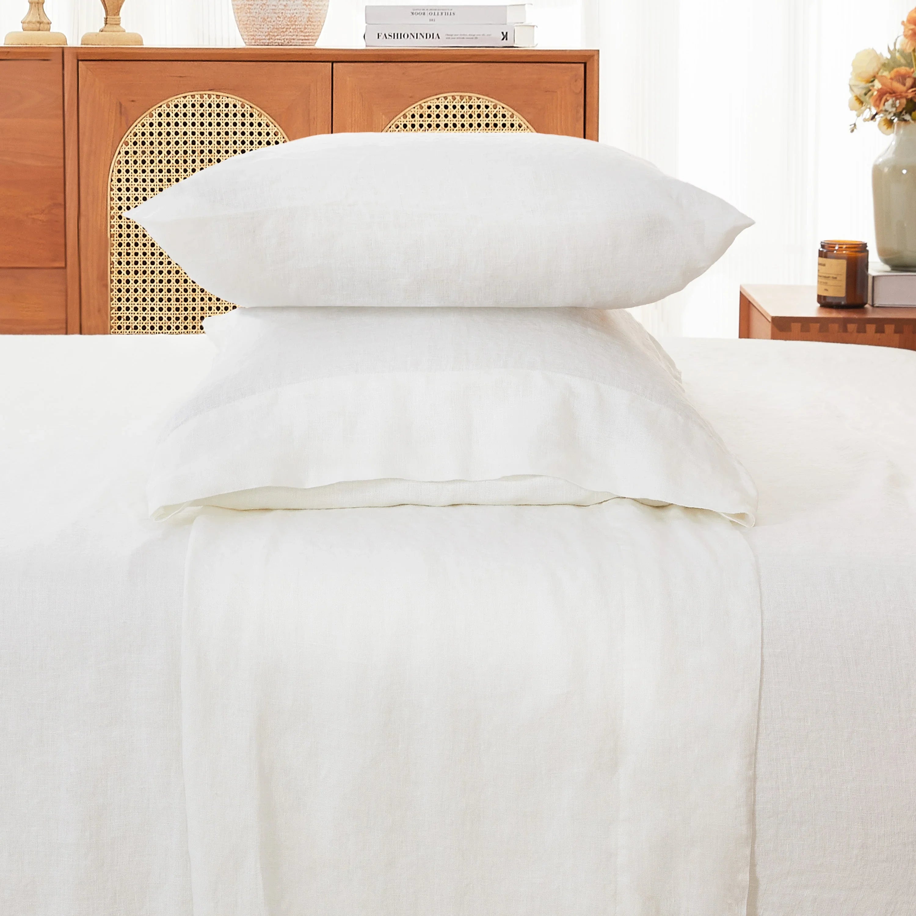 100% Linen Sheet Set Mélange Home