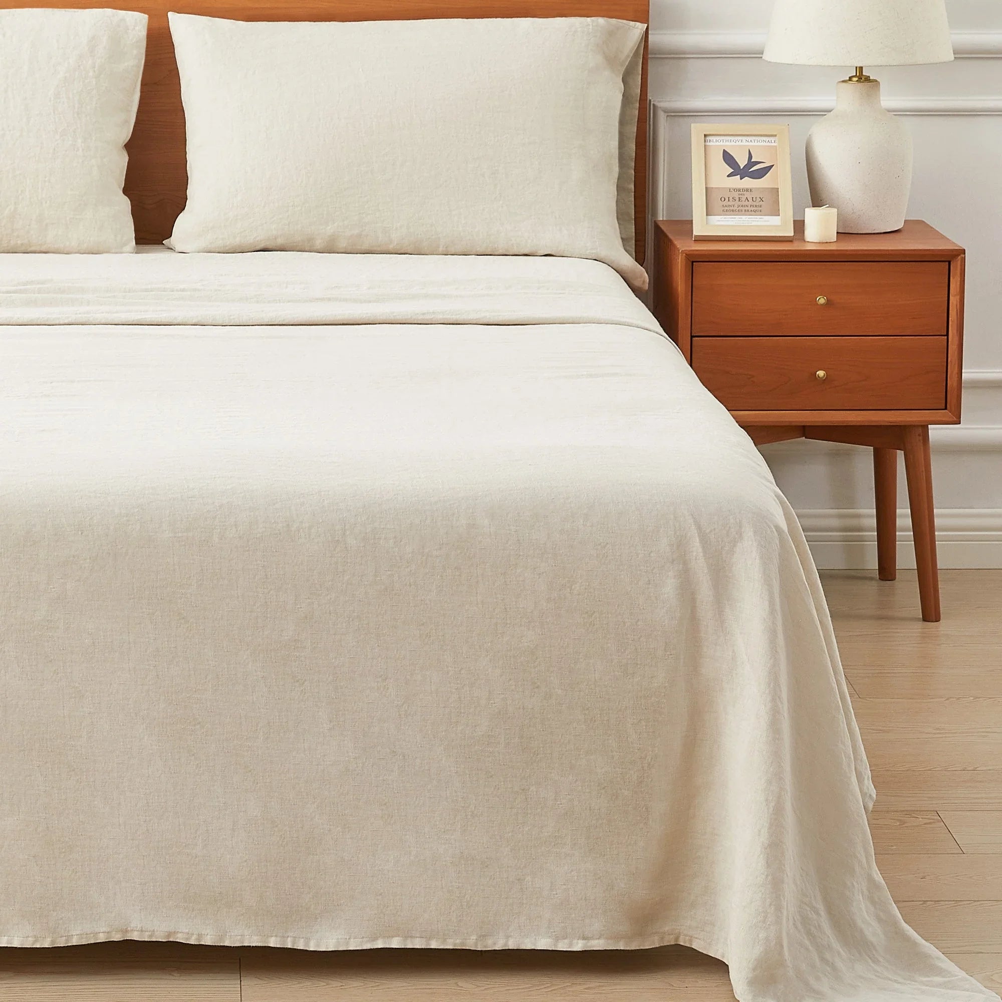 100% Linen Sheet Set Mélange Home