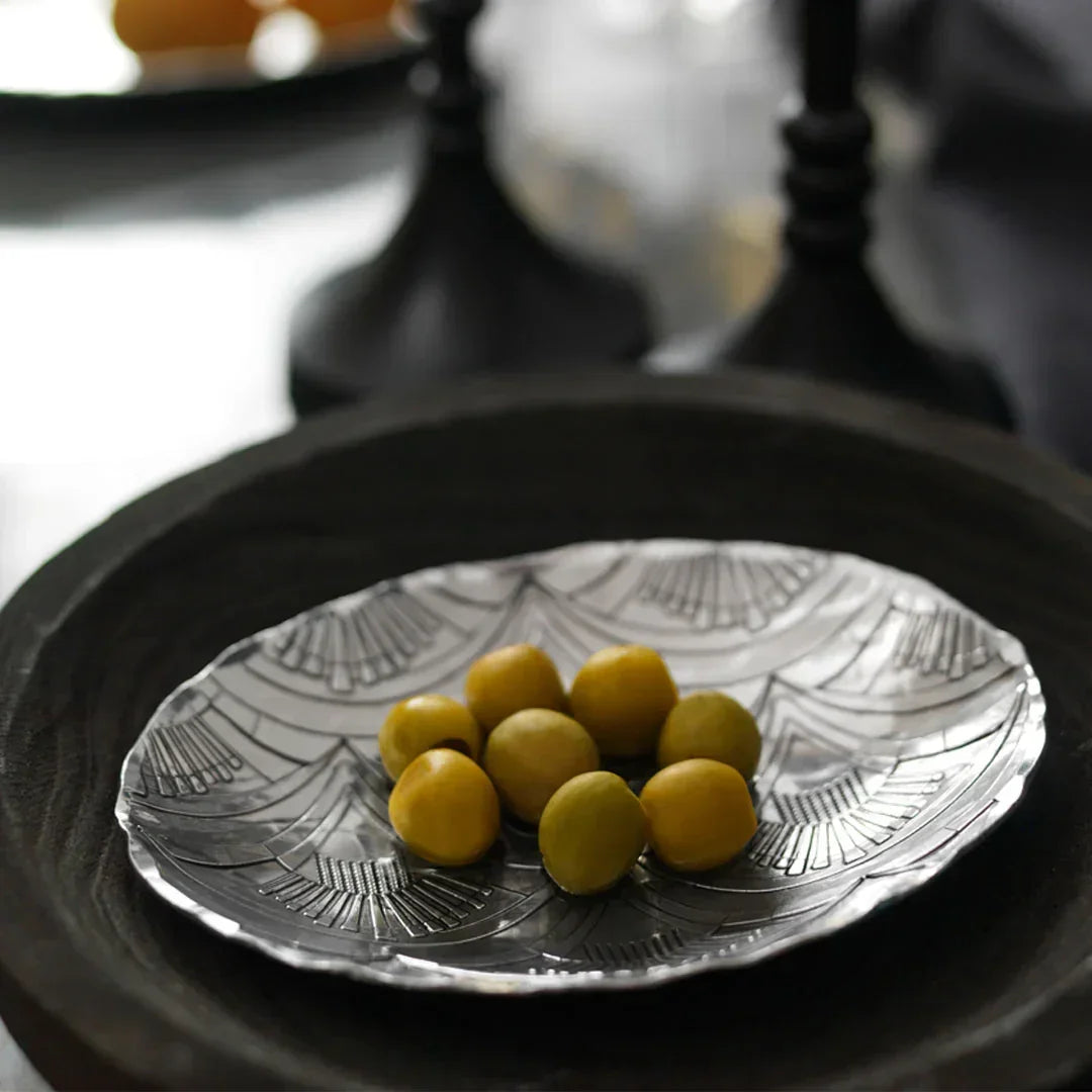 1923 Small Oval Bowl (aluminum), front view - House Of Avana