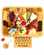 Cheese Board XXL with Cutlery Set Royal Craft Wood