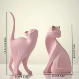 Modern Artistic Cat Statue Figurine | House of Avana