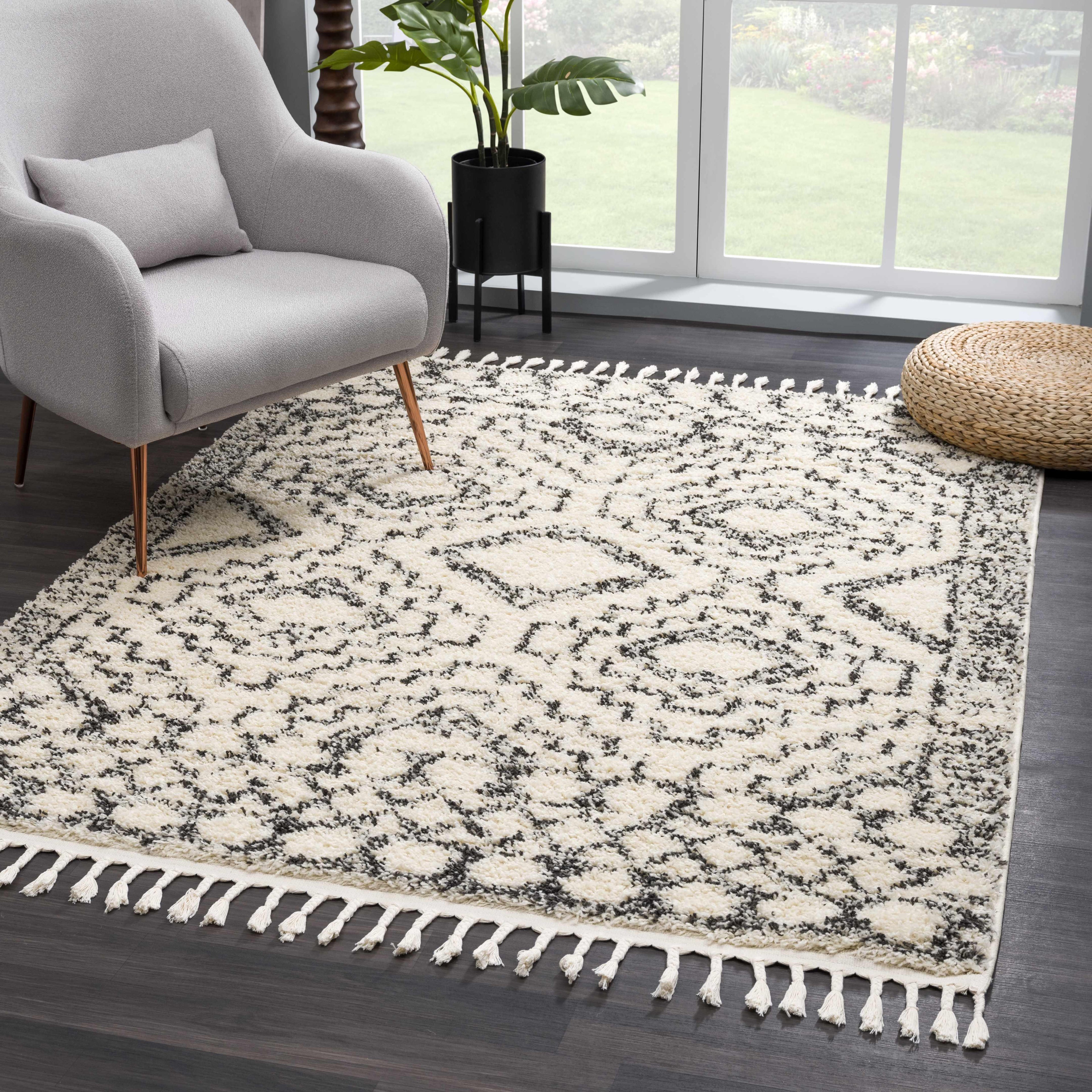 Buan Plush Area Rug Hauteloom
