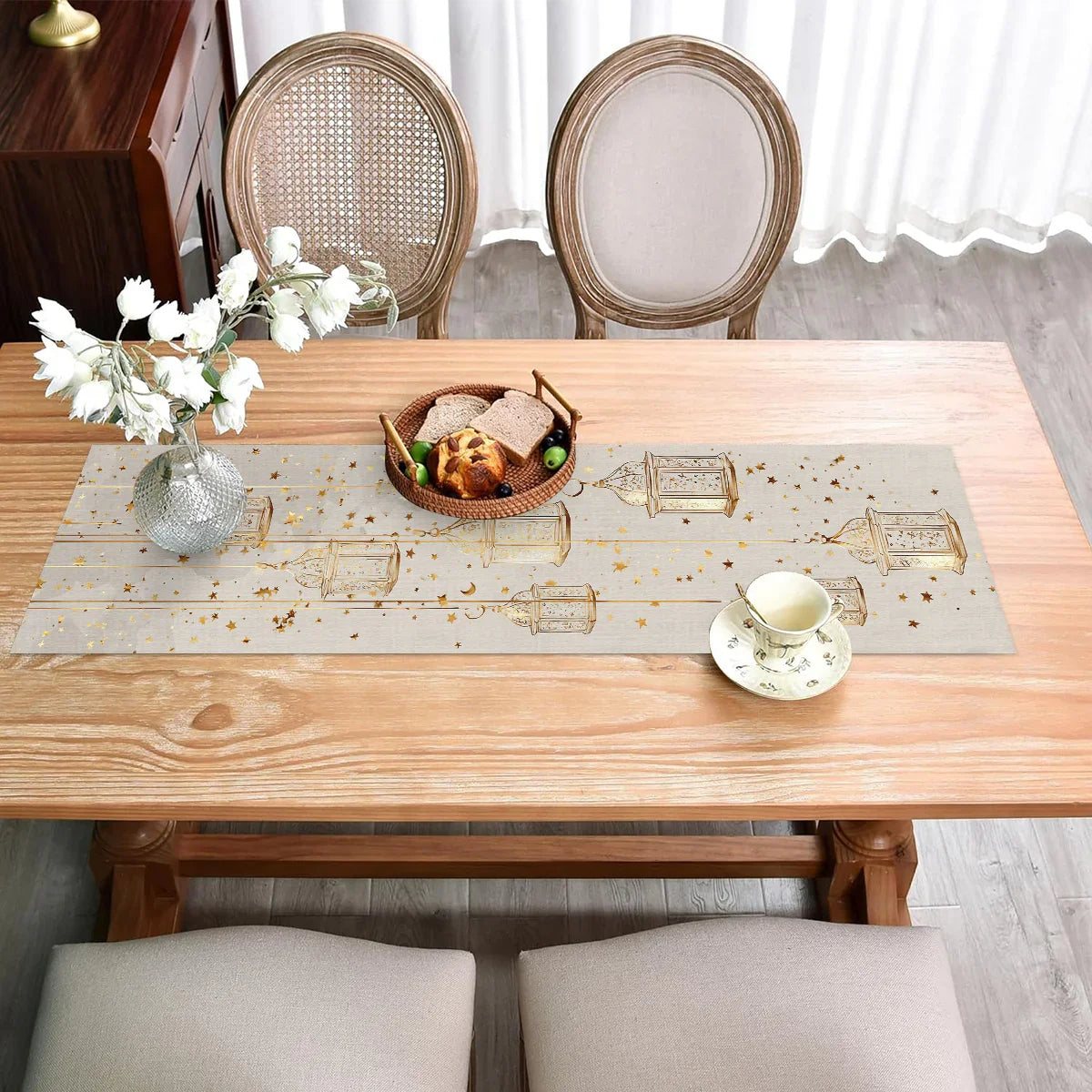 Table Runner - Arab Star Golden