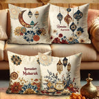 Pillowcase - Floral Polyester Lantern 45cm